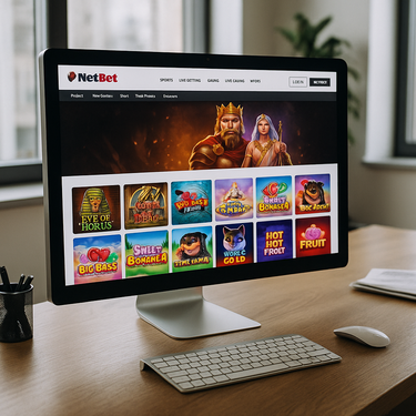 NetBet Casino - Desktop Platform Design - User Interface